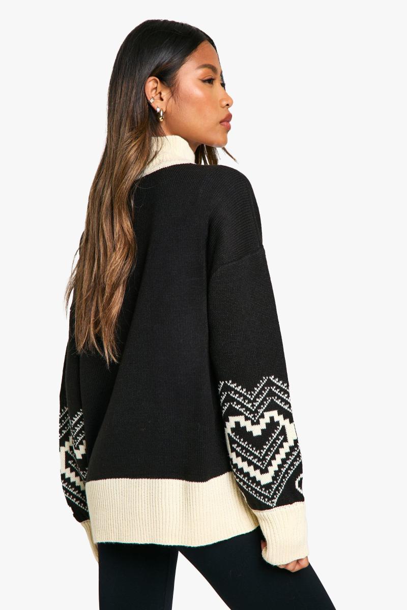 Різдвяний джемпер у формі серця та Фаріслі