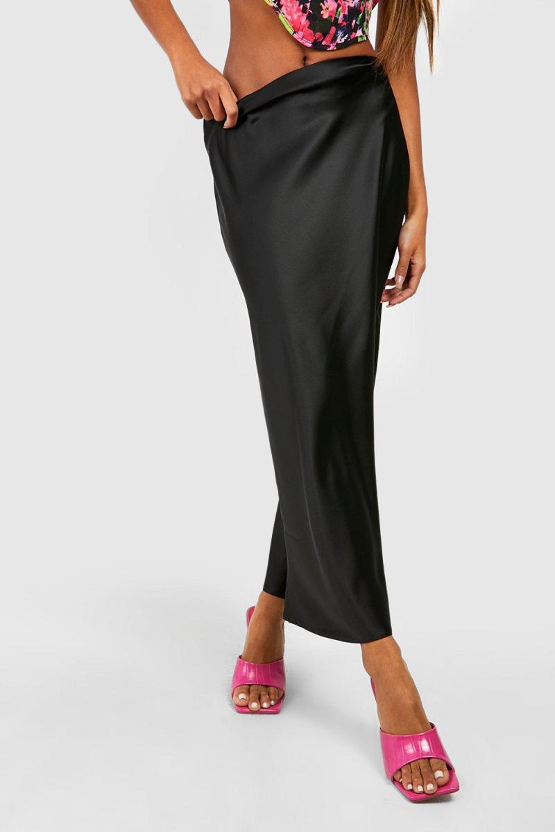 Спідниця Midaxi з атласу