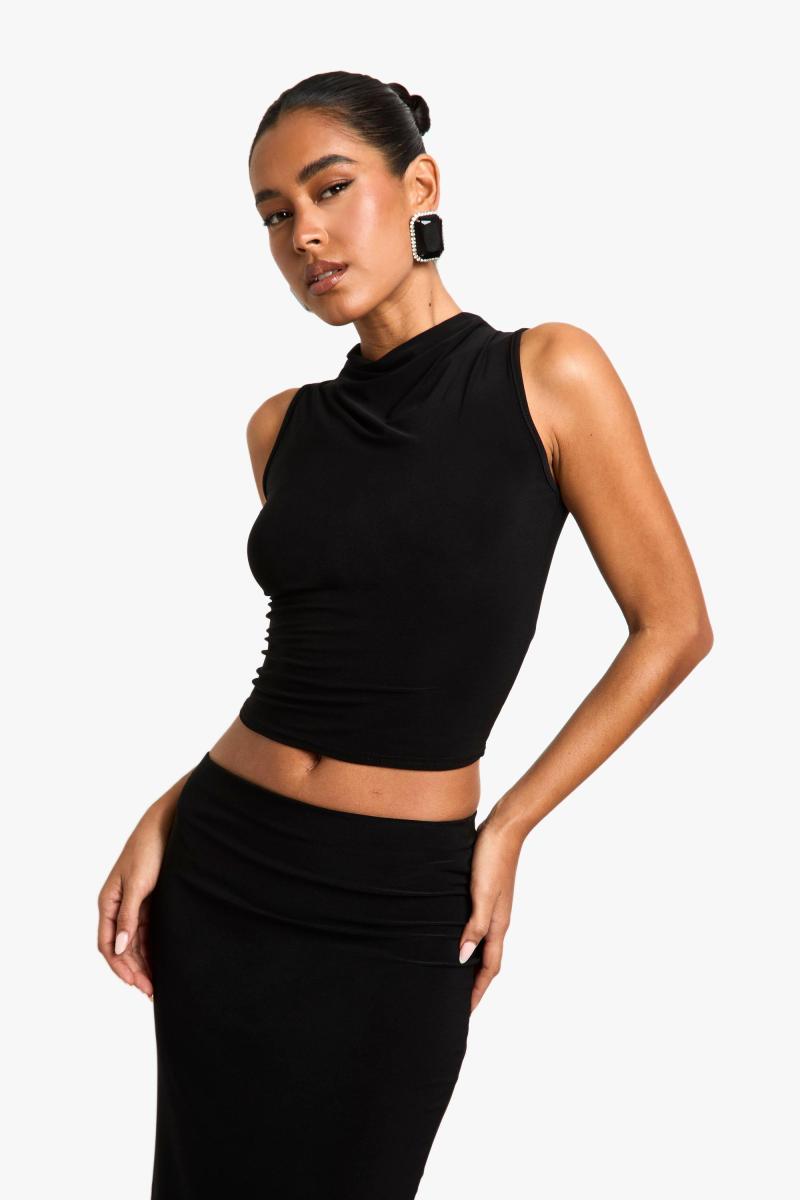 Каул Шия Слінкі Халтер -Верх і максі -набір спідниці