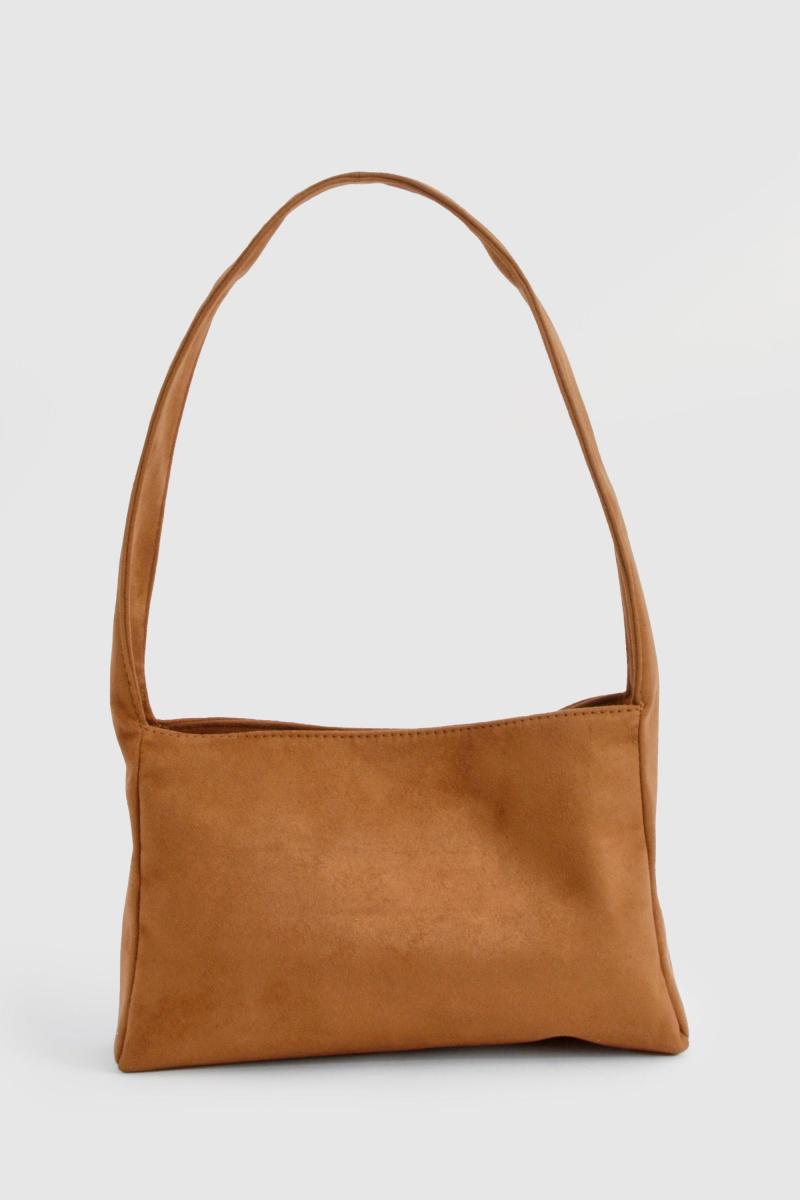 Сумка через плече зі штучної замші