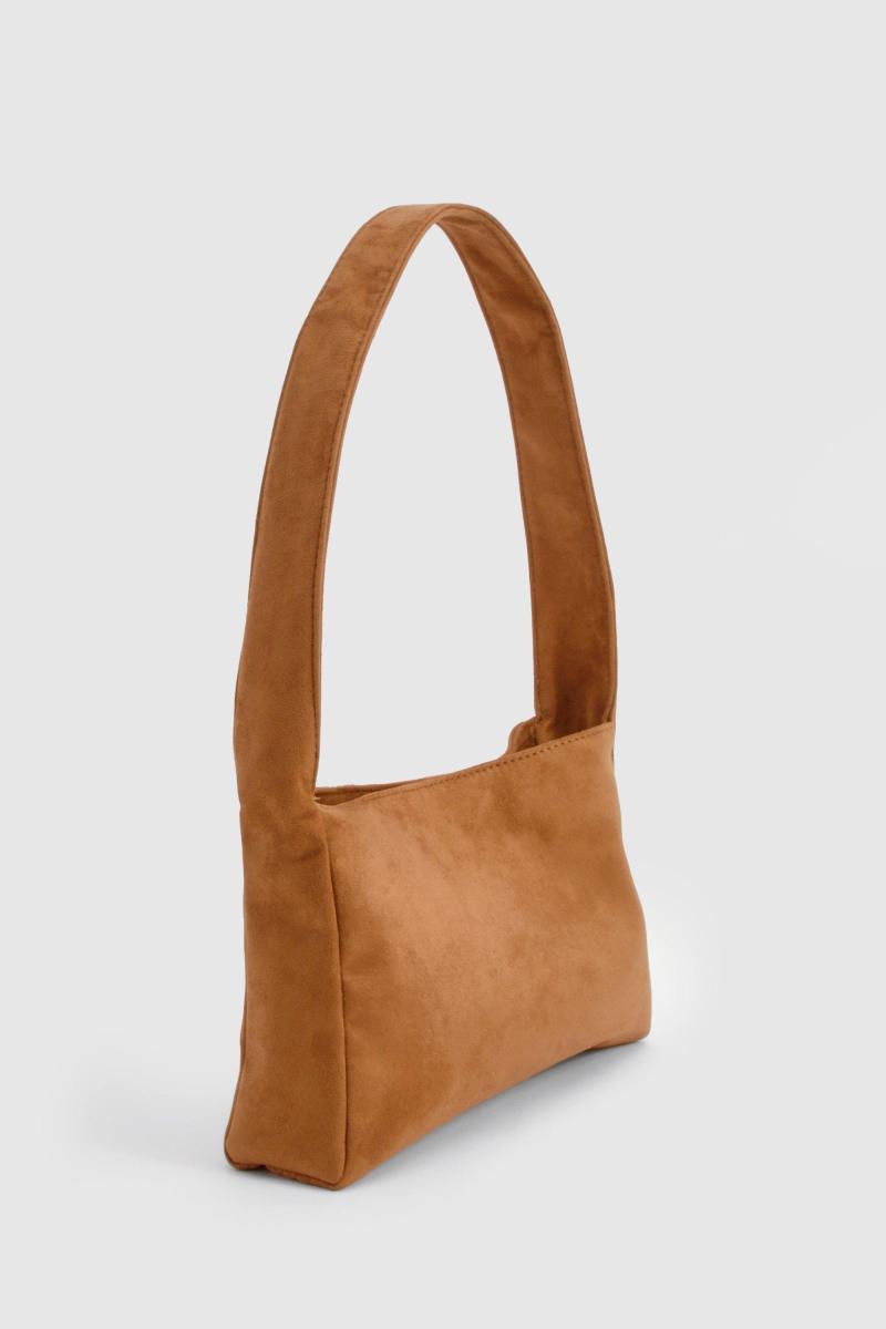 Сумка через плече зі штучної замші