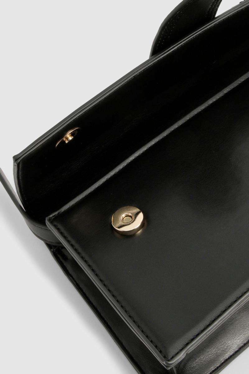 Шкіряна багетна сумка через плече