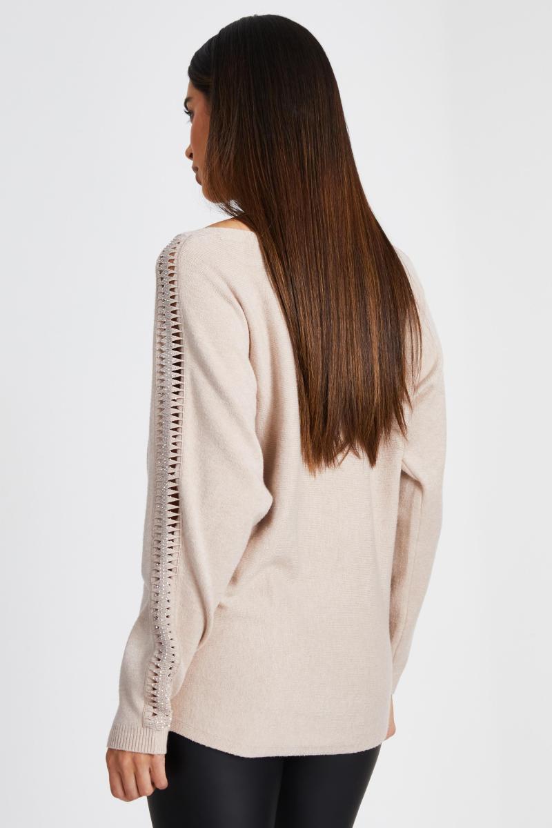 Кам'яна в'язана діаманта рукава перемичка