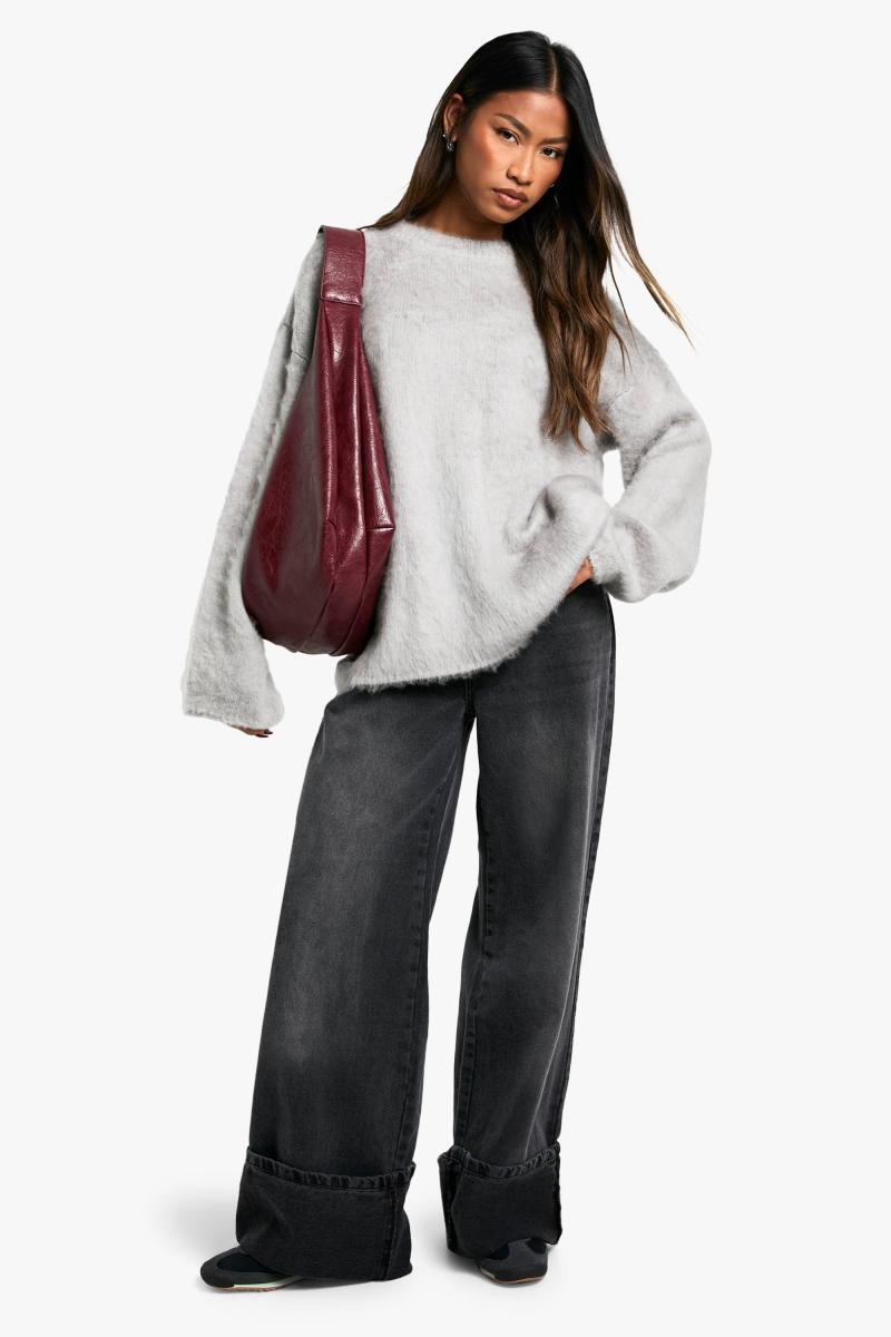 Суперм'який джемпер з круглим вирізом