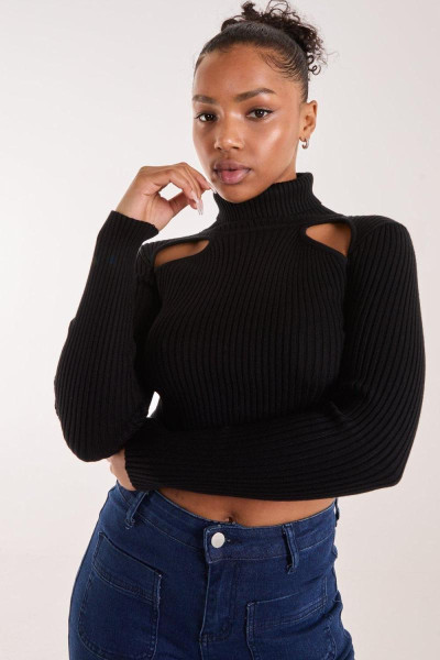 Ребристий перемичка з рулоном з вирізаними деталями Ребристий перемичка з рулоном з вирізаними деталями