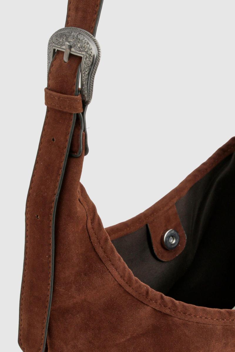 Західна пряжка з штучної замші Слухата плечна сумка