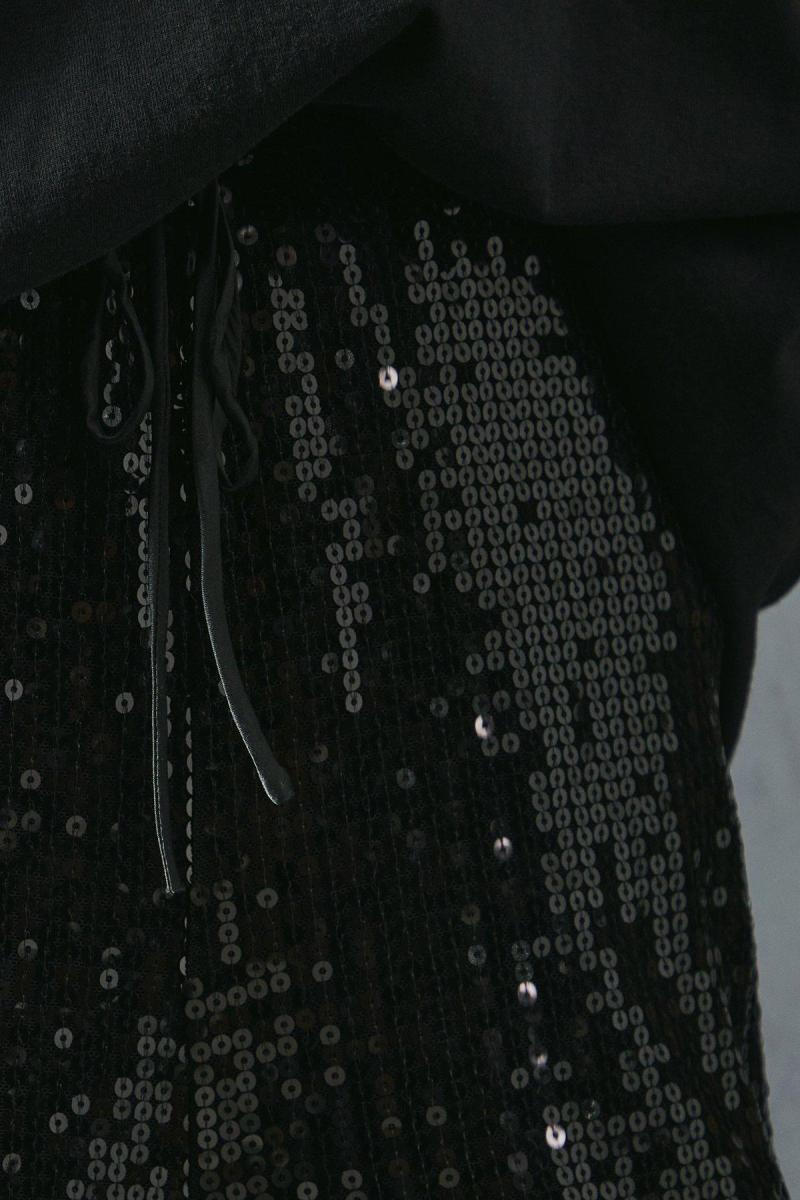 Блискітка середня еластична талія широка штанга для ніг