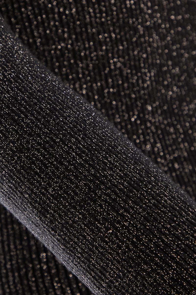 Чорний металевий блиск джемпер