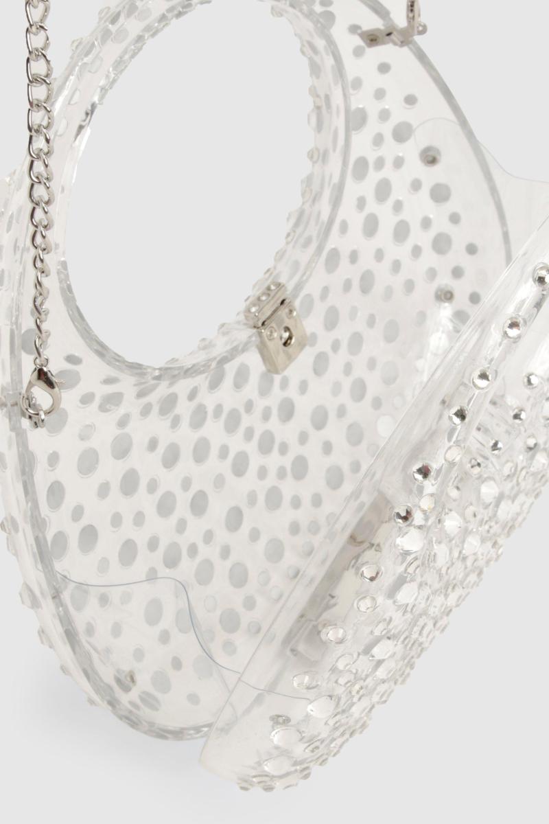 Прозора акрилова сумка Diamante