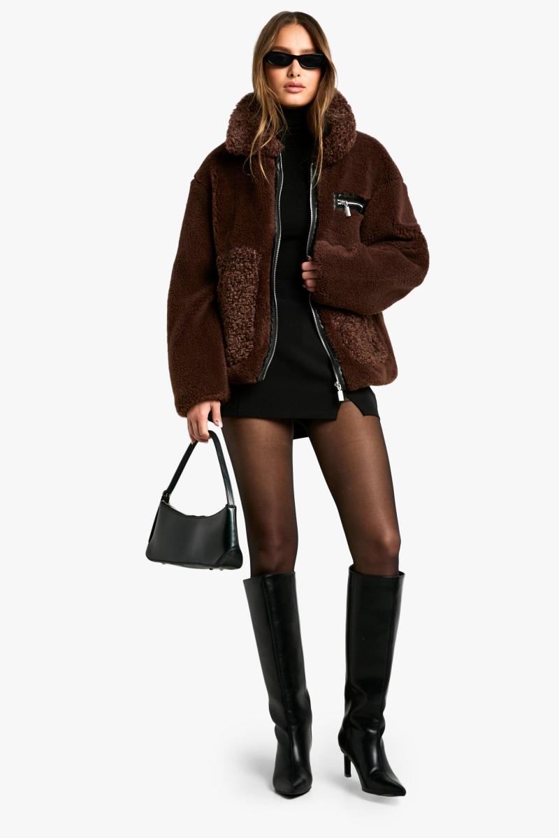 Авіатор Тедді зі штучного хутра