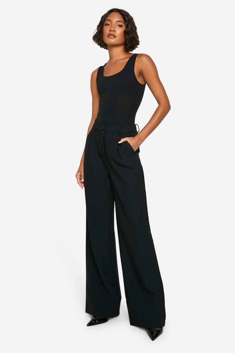 Високі широкі брюки Essential