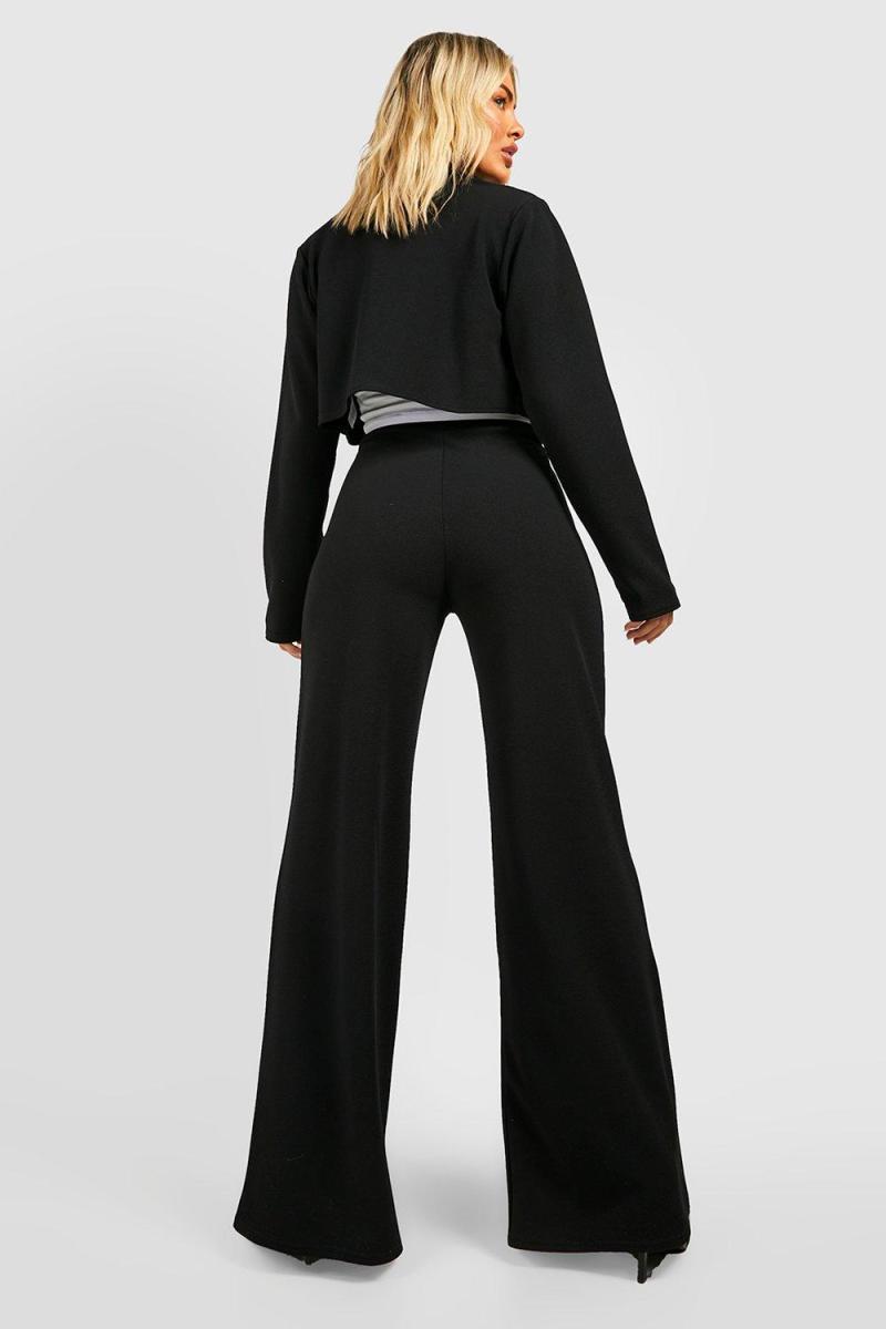 Базові широкі брюки з джерсі