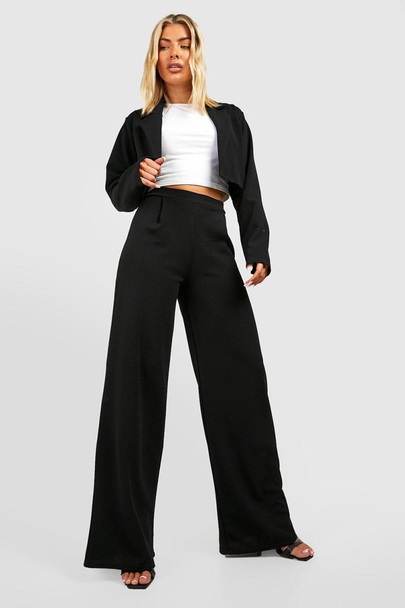 Базові широкі брюки з джерсі