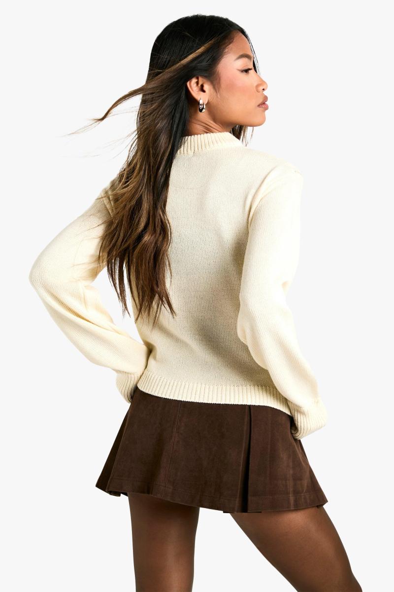 Різдвяний укорочений джемпер In My Festive Era