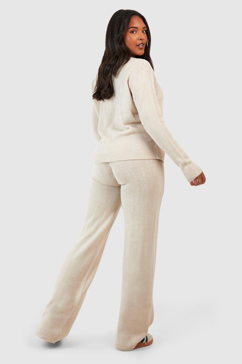 Додатковий бічний джемпер із зав’язкою та штани в поєднанні