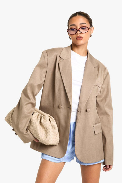 Індивідуальний обгортання талії Блейзер Індивідуальний обгортання талії Блейзер