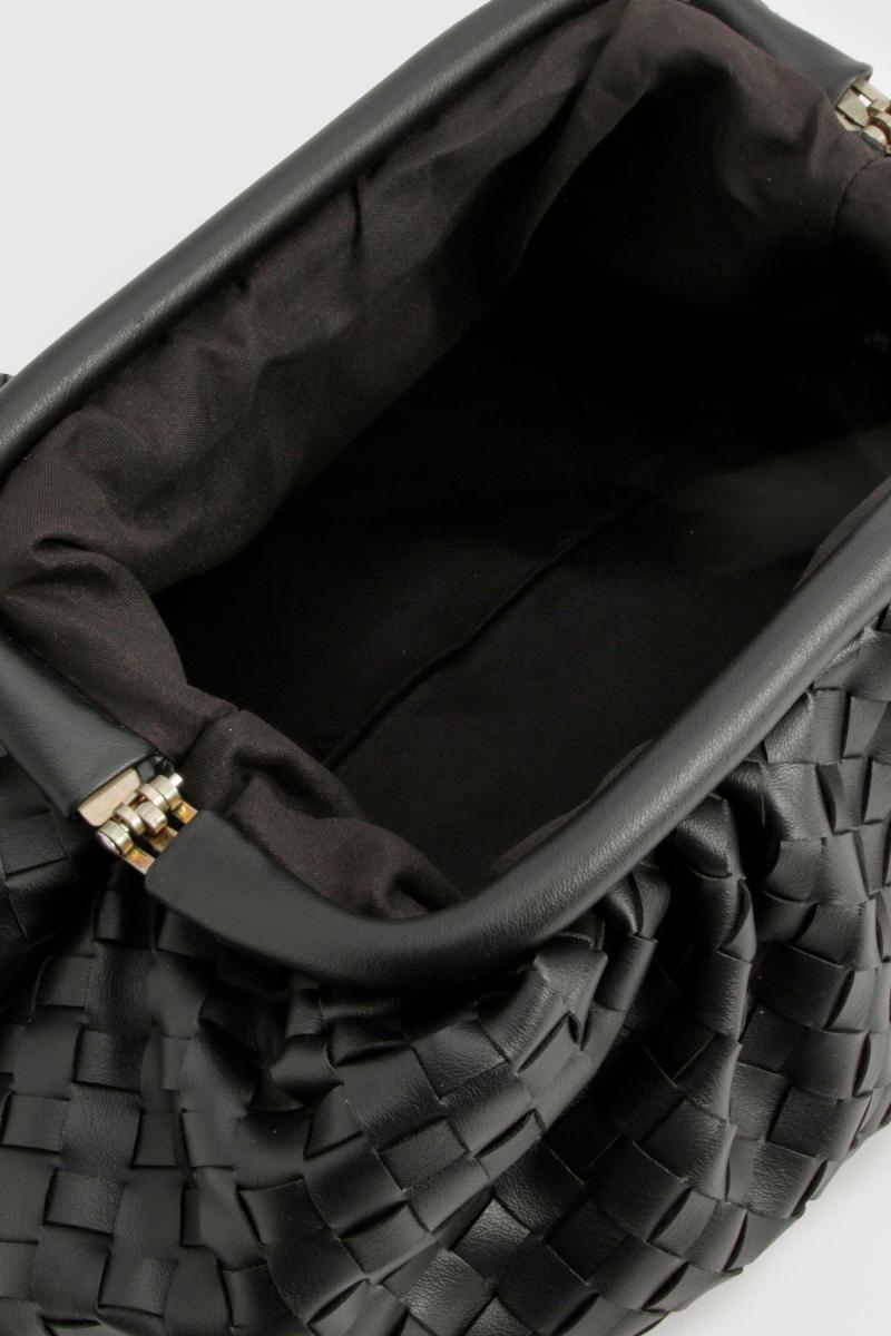 Тканий великий клатч