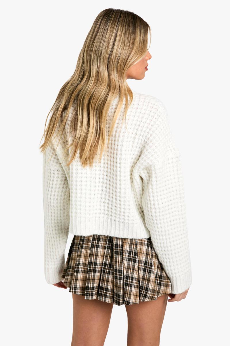 В'язаний кардиган преміум-класу з масивною строчкою на ґудзиках