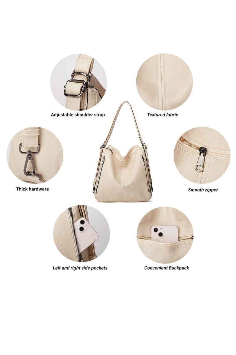 Багатофункціональний набір із трьох предметів, сумочка на плече з рюкзаком і сумкою-гаманцем