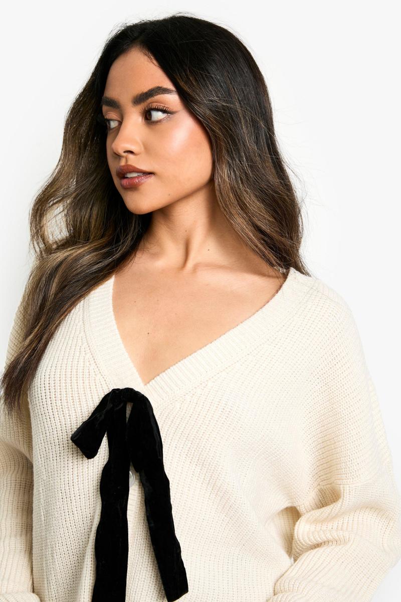 Кардиган з бантом