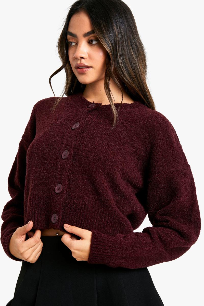 М'який в'язаний кардиган бомбер