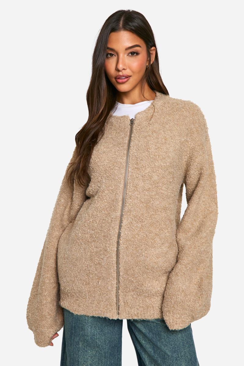 В'язаний оверсайз-бомбер Borg