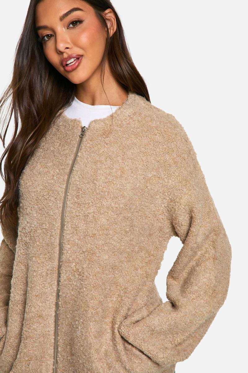 В'язаний оверсайз-бомбер Borg