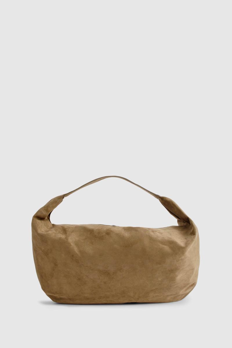 Сумка через плече зі штучної замші