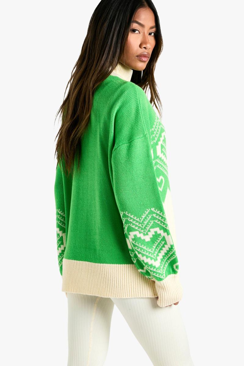 Різдвяний джемпер у формі серця та Фаріслі