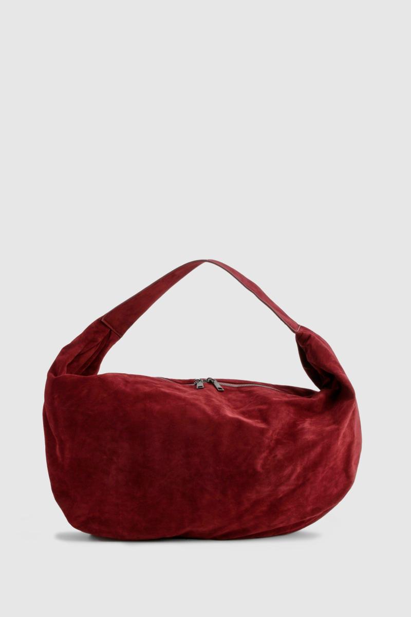 Сумка через плече зі штучної замші