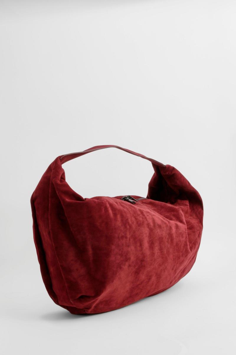 Сумка через плече зі штучної замші