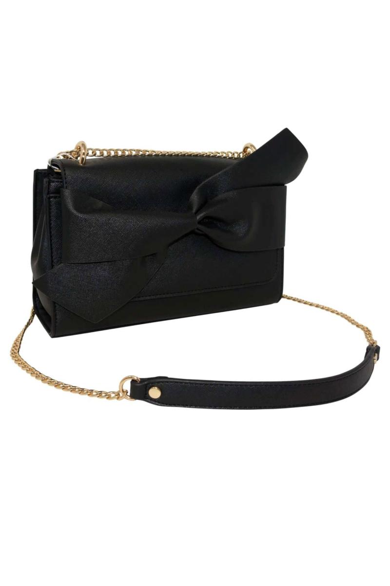 Сумка через плече з бантом