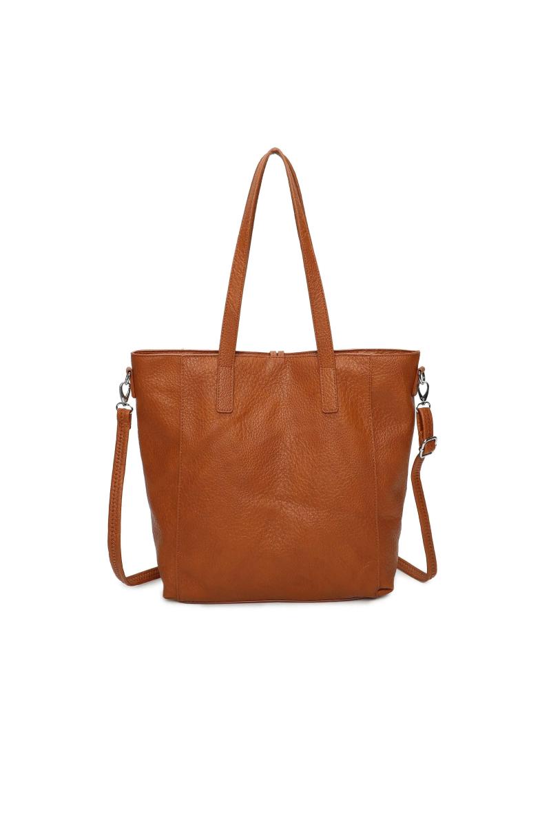 Сумка через плече зі штучної шкіри на шнурках 2IN1 із сумочкою