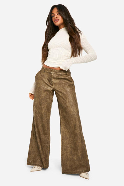 Широкі брюки з низькою посадкою Широкі брюки з низькою посадкою