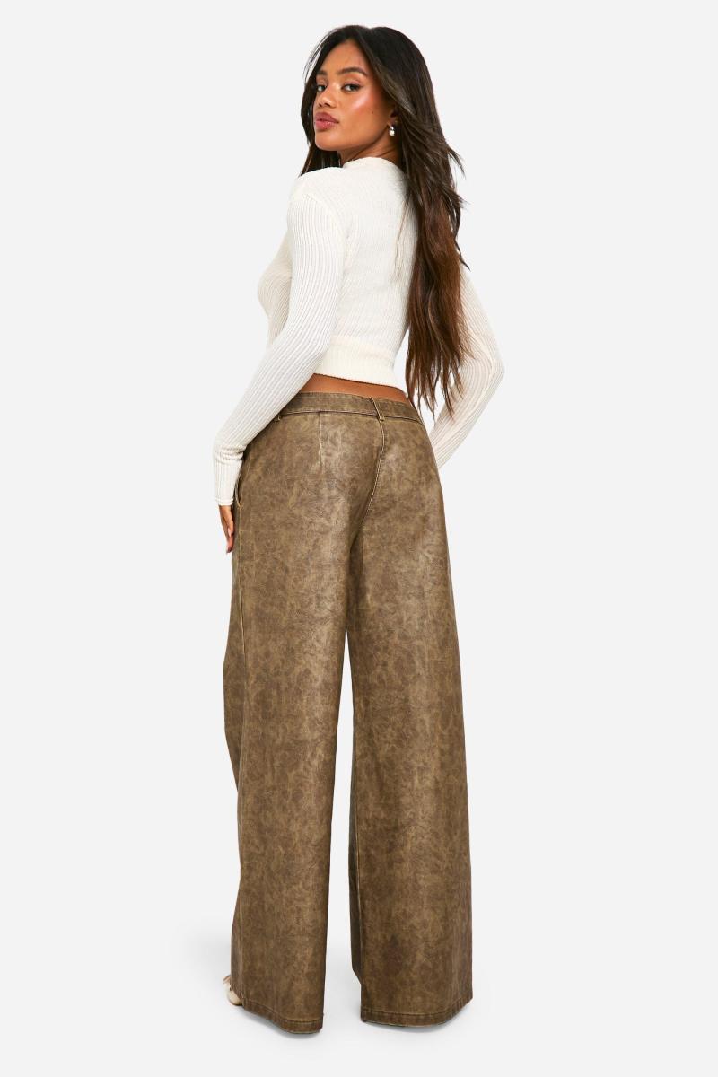 Широкі брюки з низькою посадкою