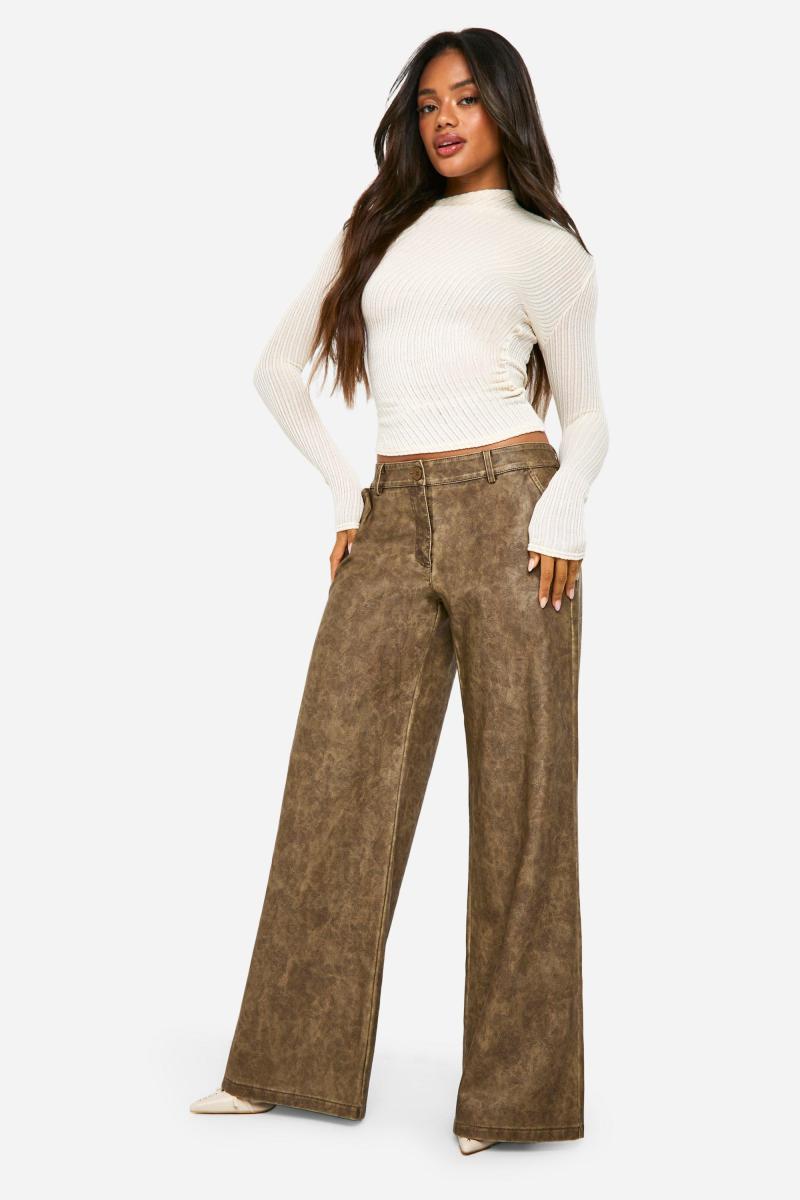 Широкі брюки з низькою посадкою