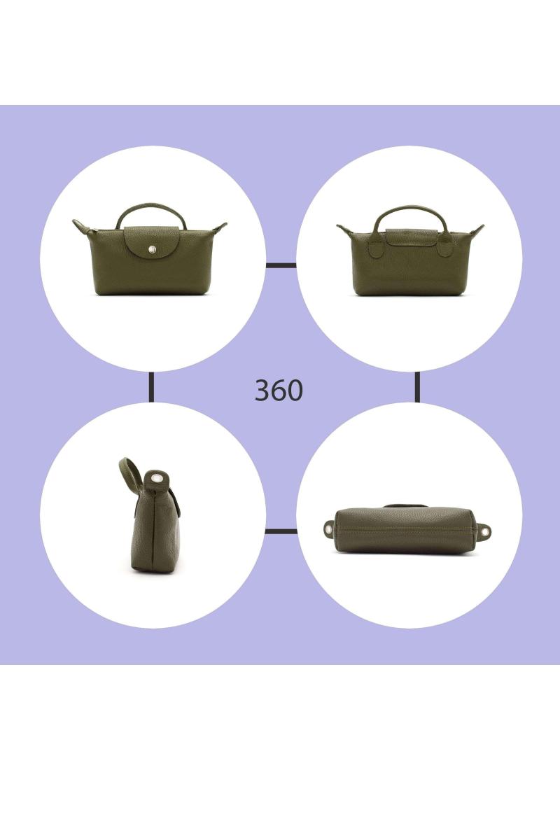 Італійська міні-сумка через плече з натуральної шкіри з верхньою ручкою та знімним ремінцем