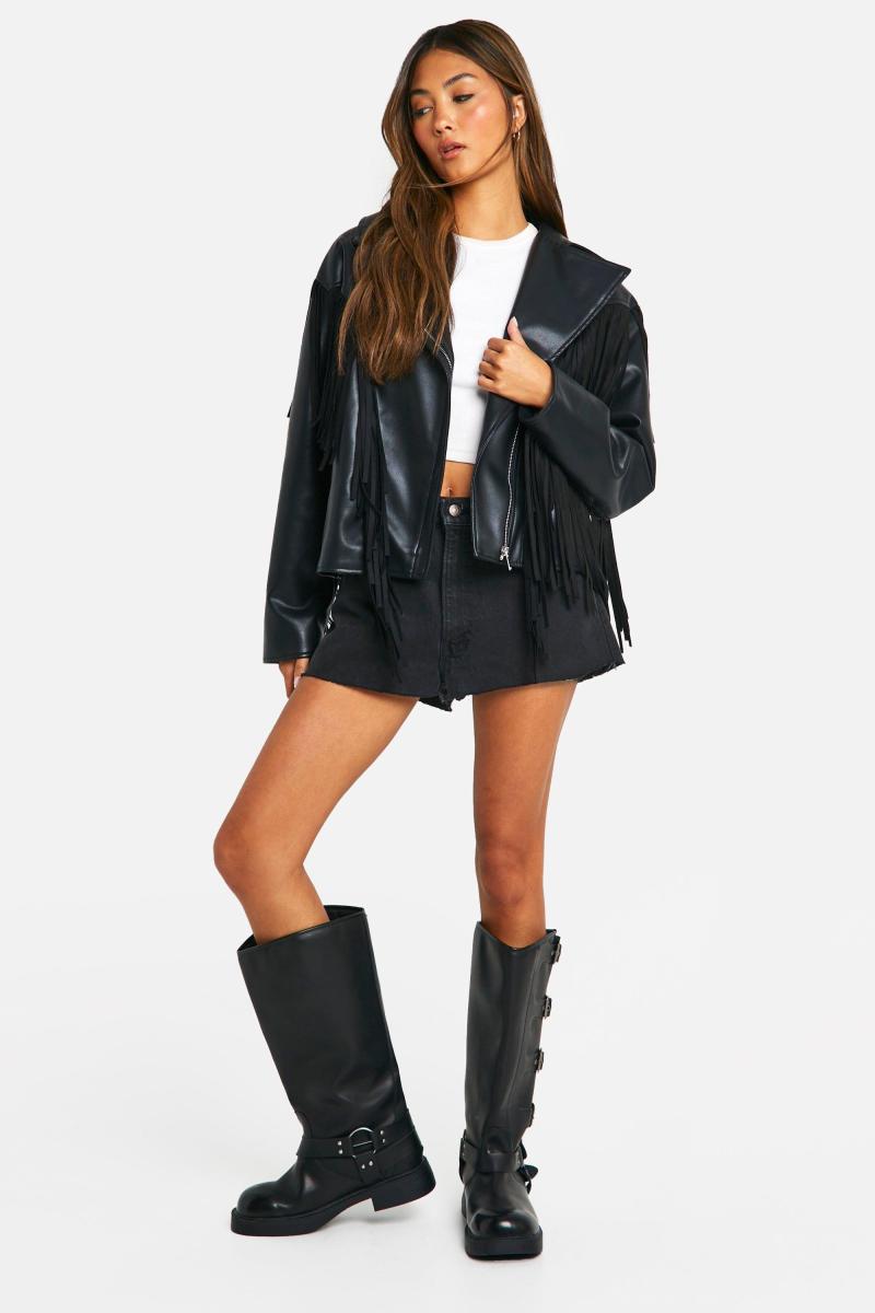 Бахрома зі штучної шкіри