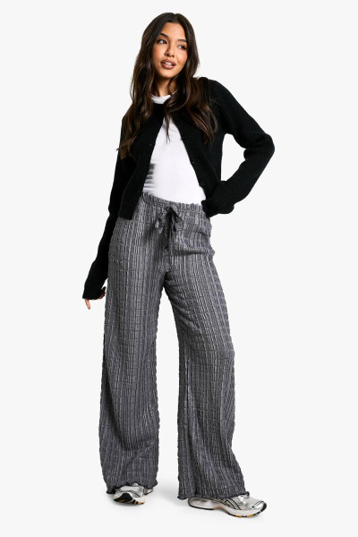 Штани зі складками на шнурках