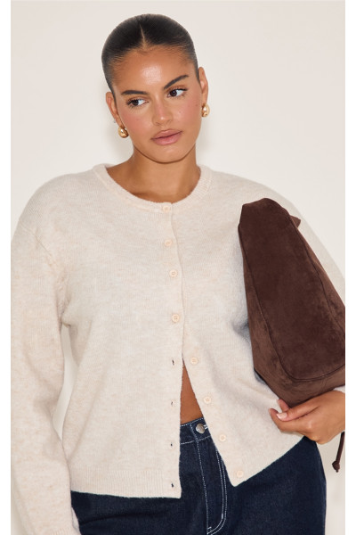 Плюс кнопка в’язання вівсяної каші через кардиган Плюс кнопка в’язання вівсяної каші через кардиган