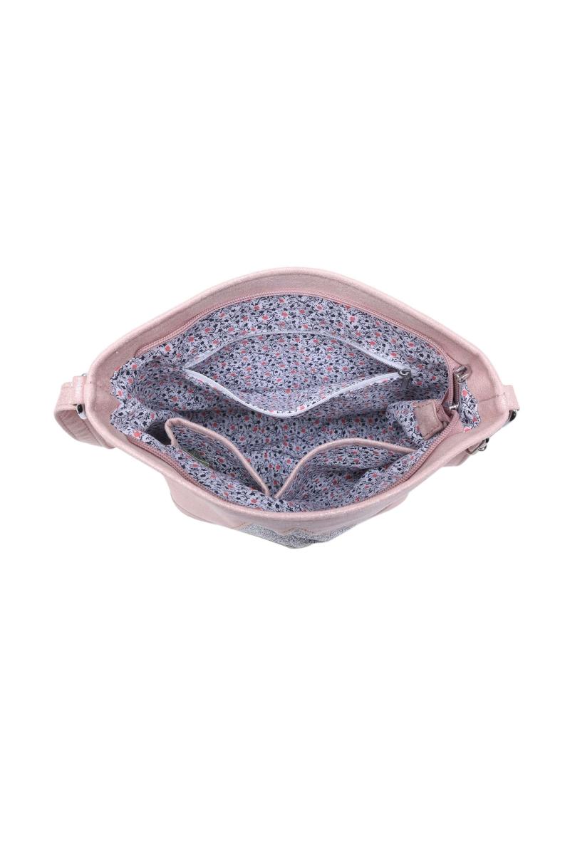 Ігристий зірковий дизайн невеликий штучний замшевий плече / мішок з перехрестям