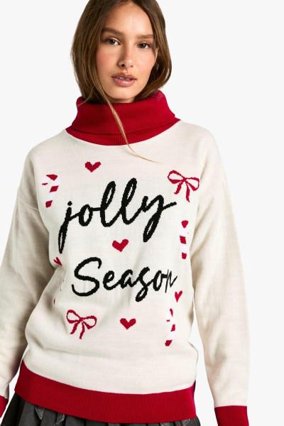 Різдвяний джемпер Jolly Season Roll Neck