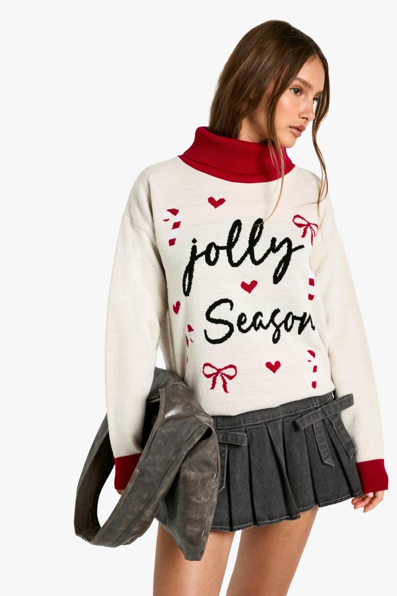 Різдвяний джемпер Jolly Season Roll Neck