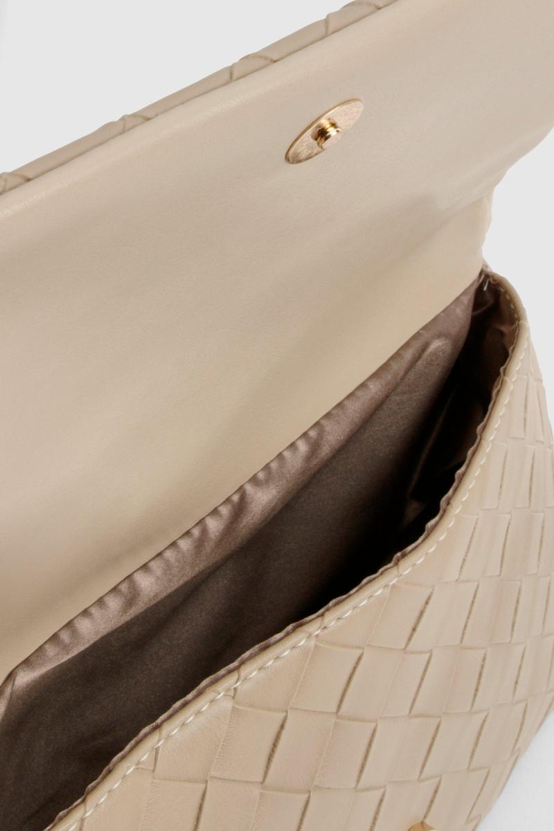 Плетена шкіряна сумка через плече