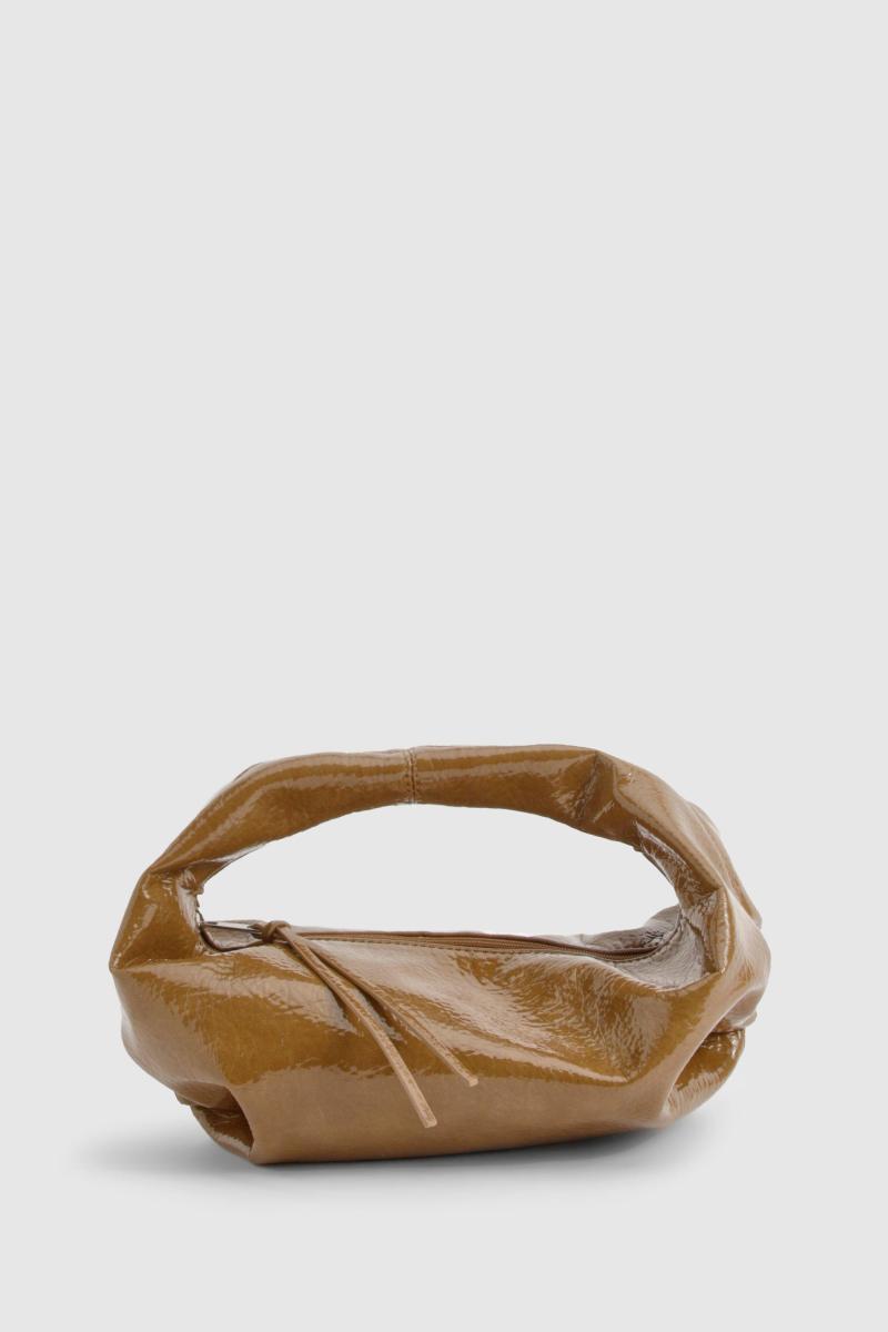 Текстурована лакована сумка-сумка