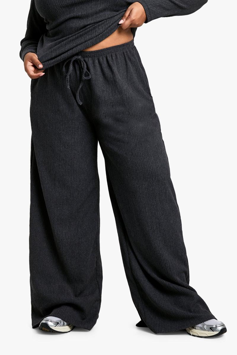 ПЛЮСНІ БРЮКИ НА ТАЛІЇ З ТЕКСТУРОЮ