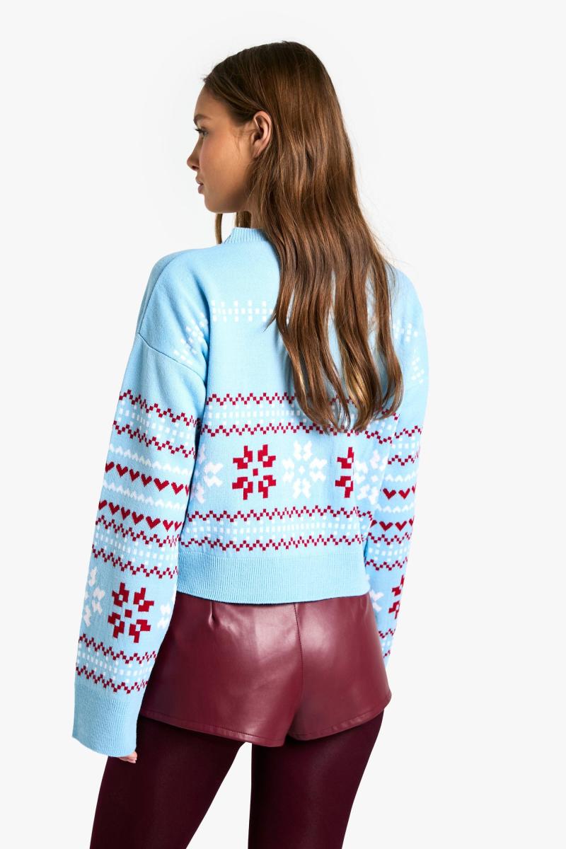 Різдвяний кроп-джемпер Apres Ski