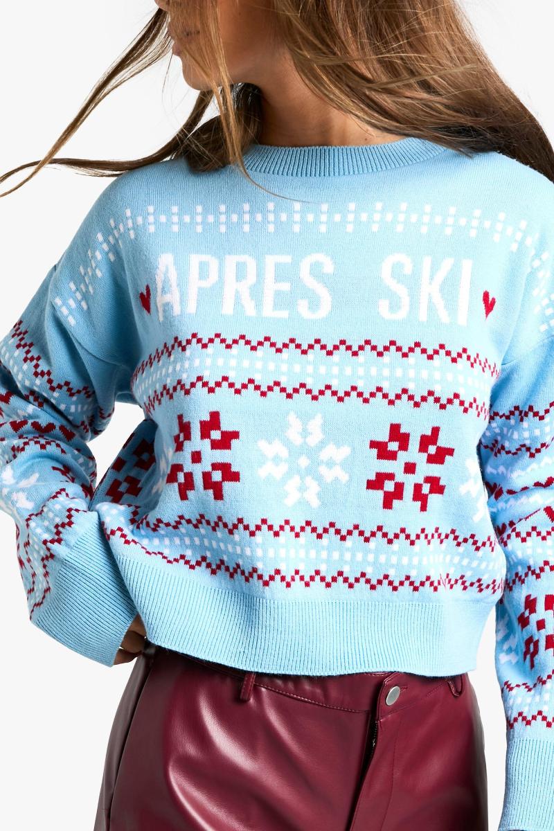 Різдвяний кроп-джемпер Apres Ski