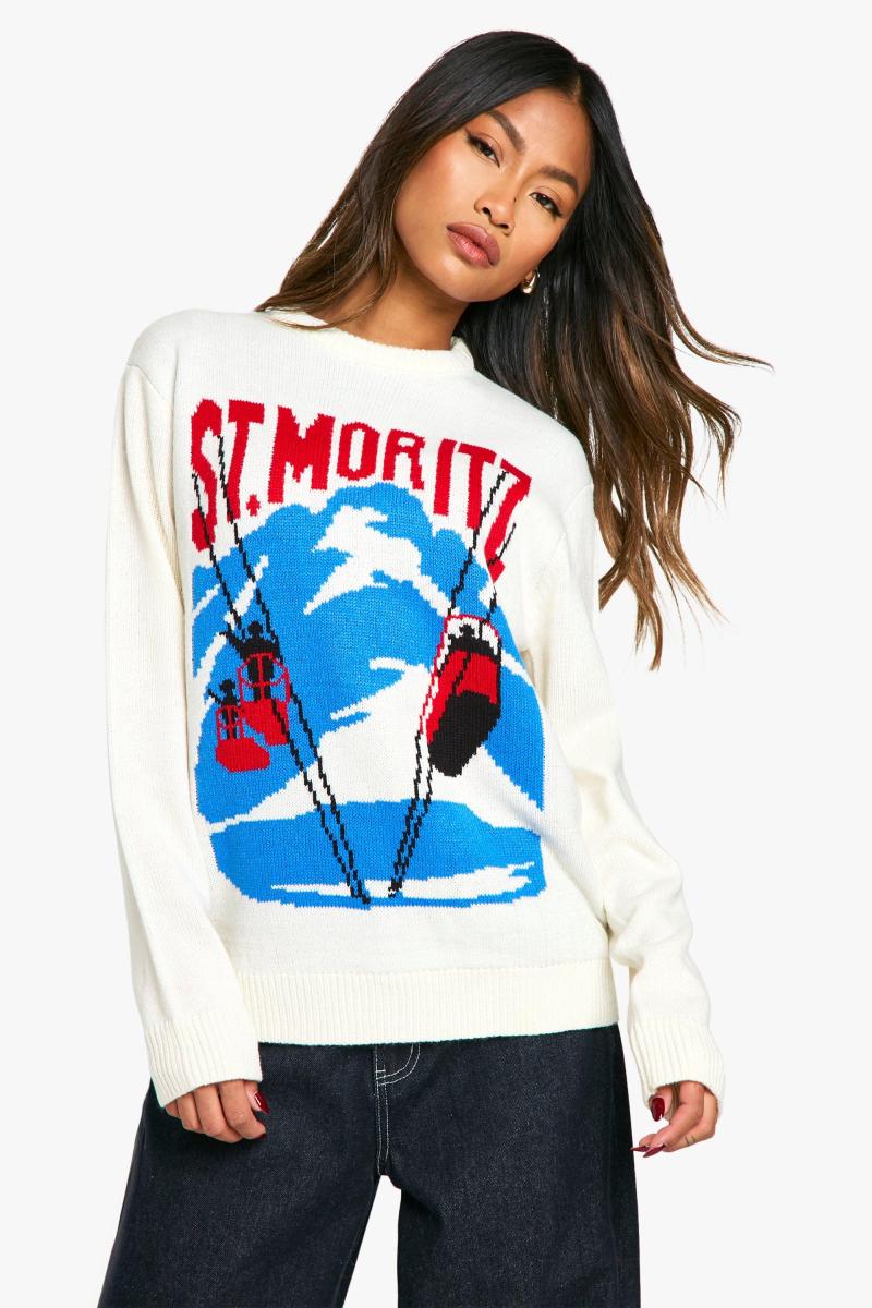 Лижний трикотажний джемпер St Moritz