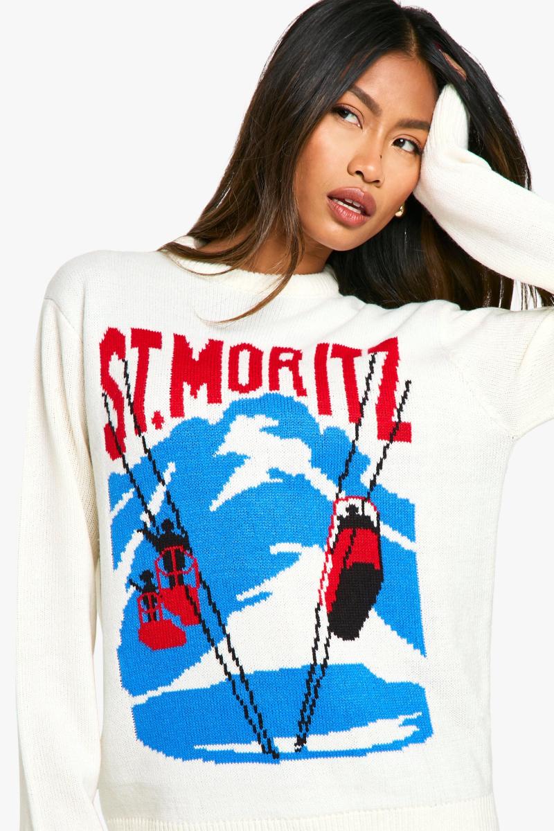 Лижний трикотажний джемпер St Moritz
